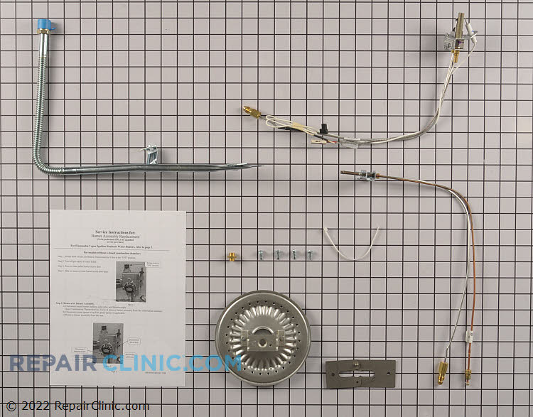 Water Heater Gas Burner 265-47439-05-32 | Bradford White Gas Burner -  Repair Clinic