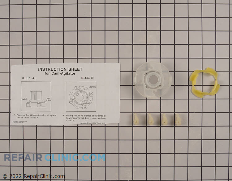 Washing Machine agitator repair kit - Item Number 285809