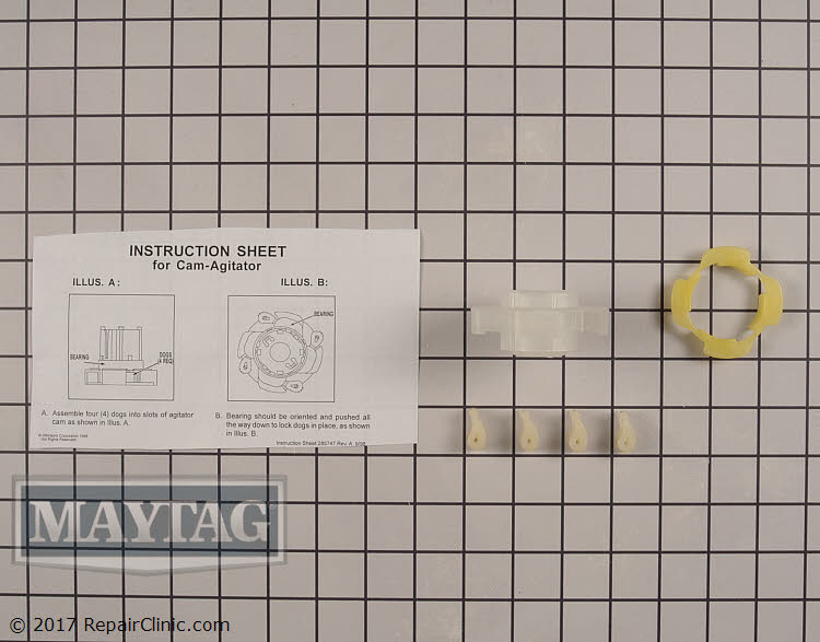 Agitator Repair Kit 285809 Maytag Replacement Parts