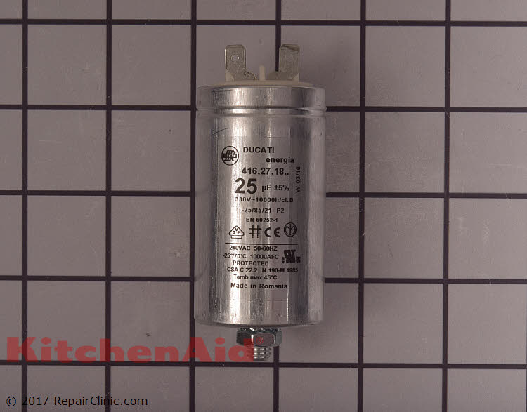 Capacitor 8186677 | KitchenAid Replacement Parts 
