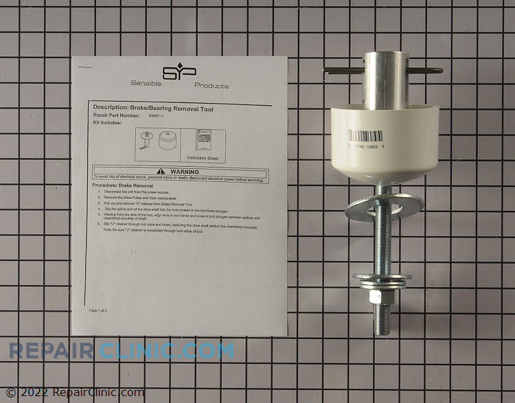 Brake/bearing/seal removal tool kit - Item Number BBRT-1