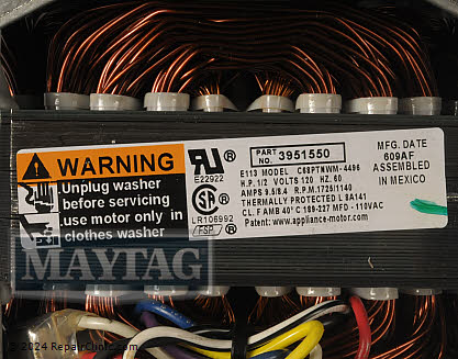 Drive Motor WP661600 Alternate Product View