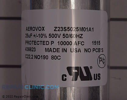 Capacitor 311560GS Alternate Product View