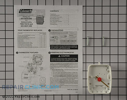 Wall Thermostat S1-02538252000 Alternate Product View