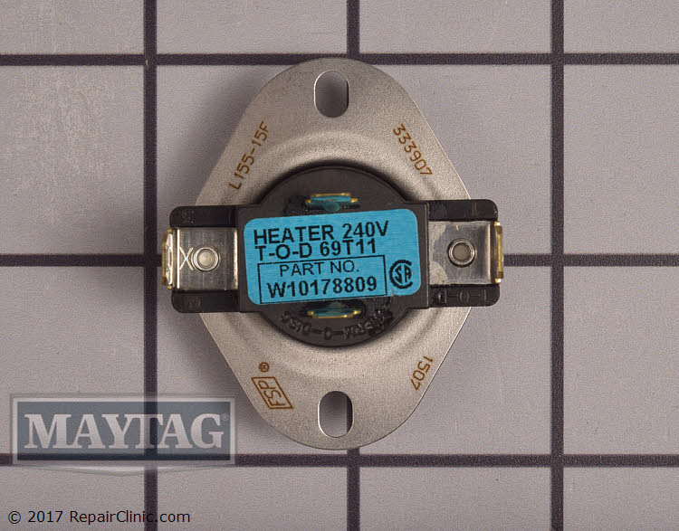 Cycling Thermostat WPW10178809 Maytag Replacement Parts