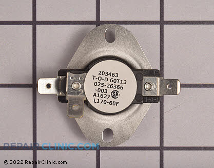 Fan Limit Switch S1-02526366003 Alternate Product View