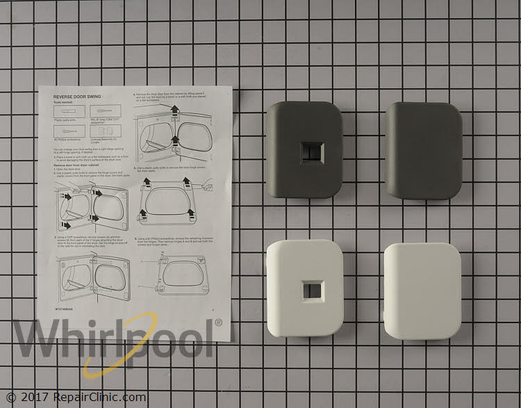 Door Reversal Kit W10808672 Whirlpool Replacement Parts