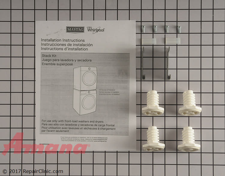 Stacking Kit W10869845 Amana Replacement Parts