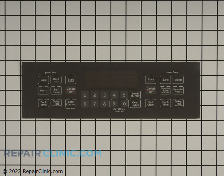 Range/Stove/Oven Overlay WB07X21005 GE Overlay Repair Clinic