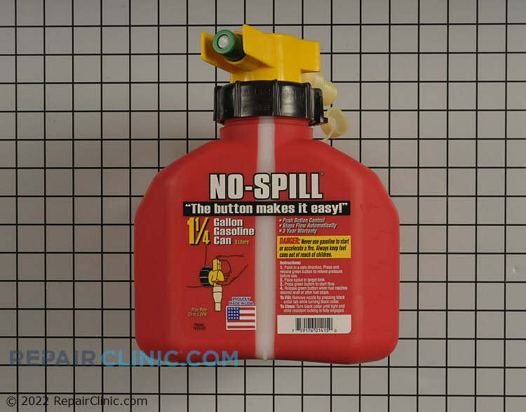 Nospill gas can (1.25 gallon) 1415