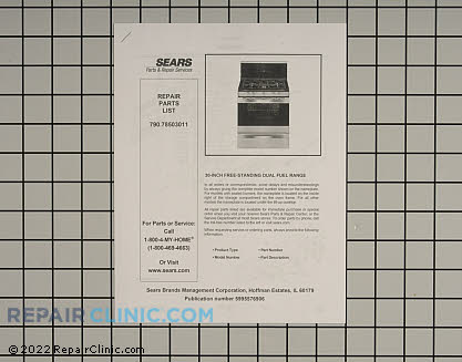 Parts Catalog 5995576906 Alternate Product View
