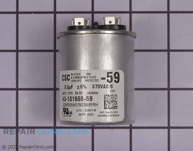 ガルバニックコンダクター CAPCOM, formerly Genteq 27L834BC Capacitor, Polypropylene