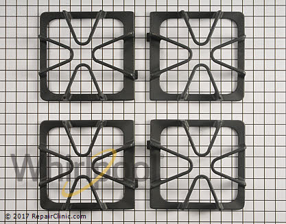 Burner Grate WPW10447925 Alternate Product View
