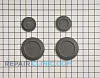 Tappo Bruciatore Superficie Whirlpool W11161846 Per Fornello/forno, Originale