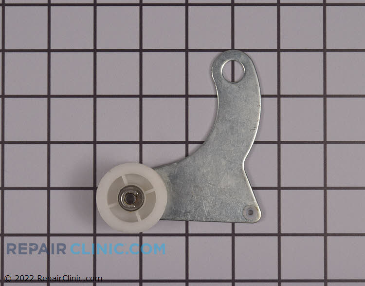 Idler pulley with spring