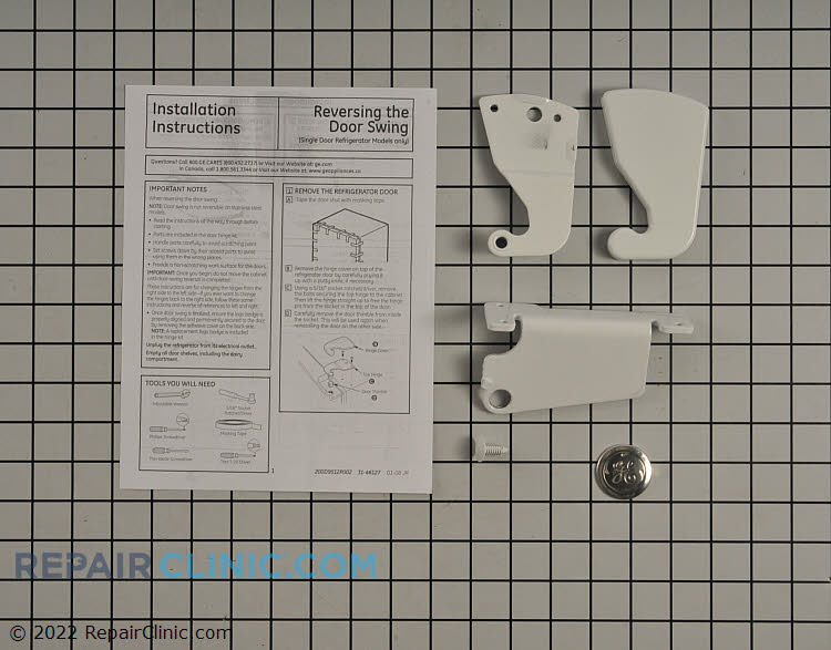 Refrigerator Door Reversal Kit WR49X20311 Fast Shipping