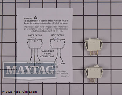 Fan or Light Switch WP8186941 Alternate Product View