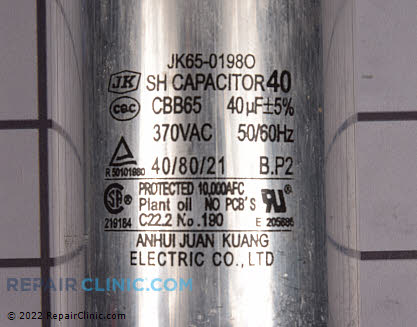 High Voltage Capacitor 2501-001229 Alternate Product View