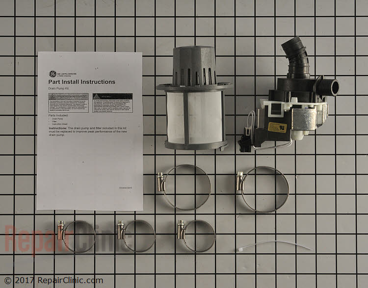 Drain Pump Kit - Item Number WD19X25180