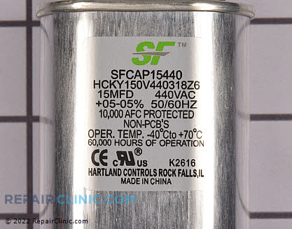 Run Capacitor SFCAP15440 Alternate Product View
