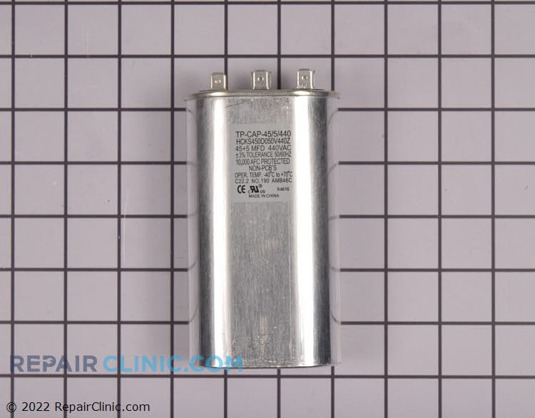 45/5-440VROUND Dual Run Capacitor