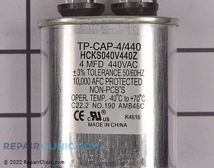 Run Capacitor TP-CAP-4/440 Alternate Product View