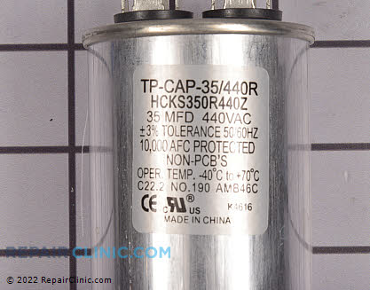 Run Capacitor TP-CAP-35/440R Alternate Product View