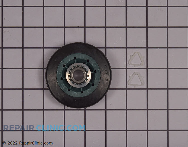 Dryer drum support roller