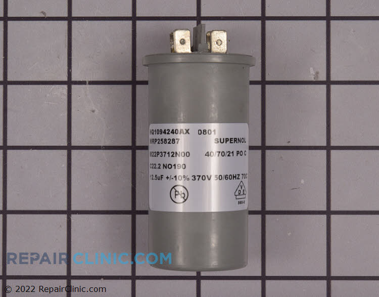 How To Replace The Compressor Run Capacitor In A Top Freezer Refrigerator Repair Guide