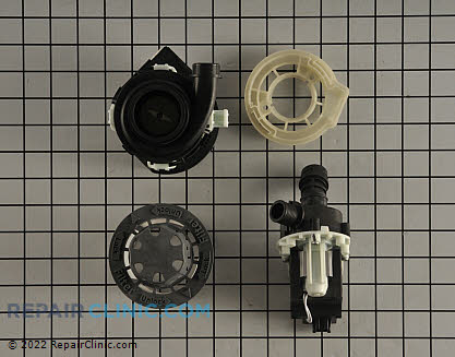 Pump and Motor Assembly WD49X23779 Alternate Product View