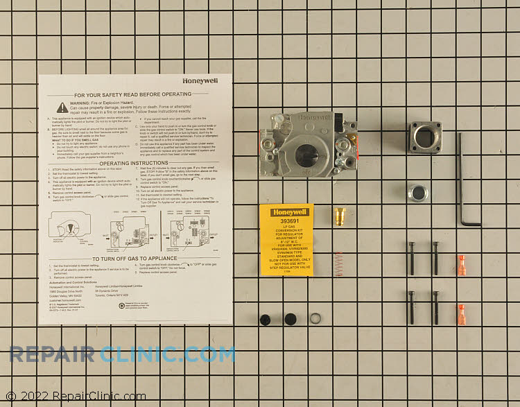 VR8204M1091 Gas Valve Assembly