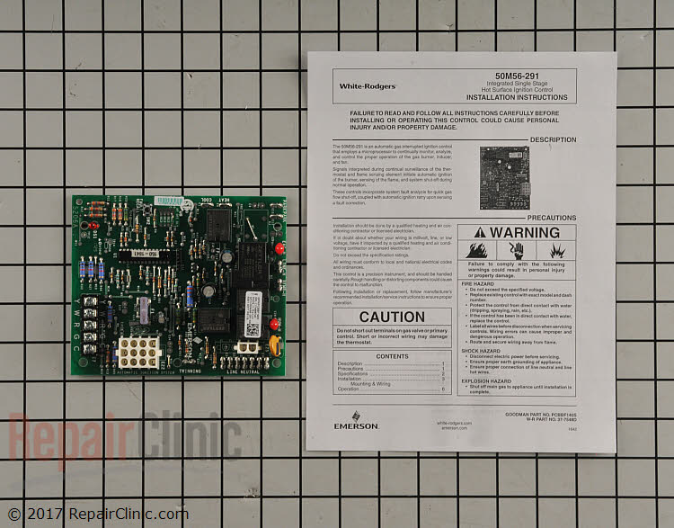 Carte De Contrôle De Chaudière ICM2810 - Modèle PCB1317-1B - Pour Remplacement #P956A