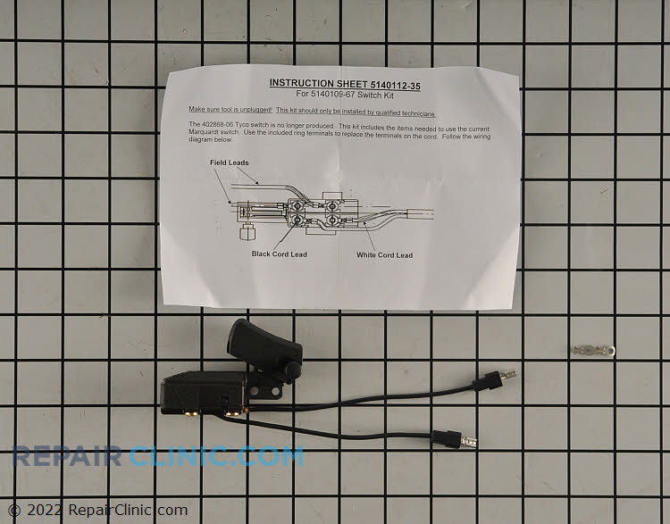 Black & Decker OEM 5140187-95 Lawn Mower Switch CM2043C CM2045