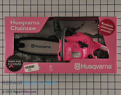 Husqvarna toy chainsaw - pink