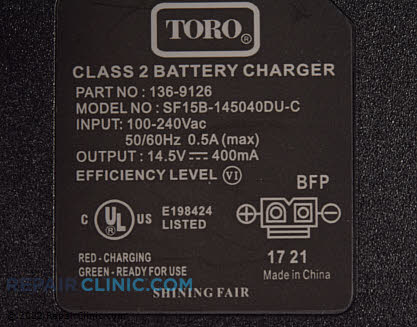 Charger 136-9126 Alternate Product View