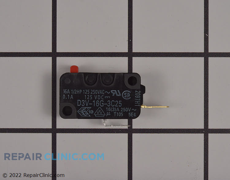 Genuine WB24X829 Kenmore Microwave Door Sensing Switch 