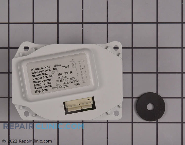 OEM Whirlpool Maytag Refrigerator Auger Motor W11202789 - View #4