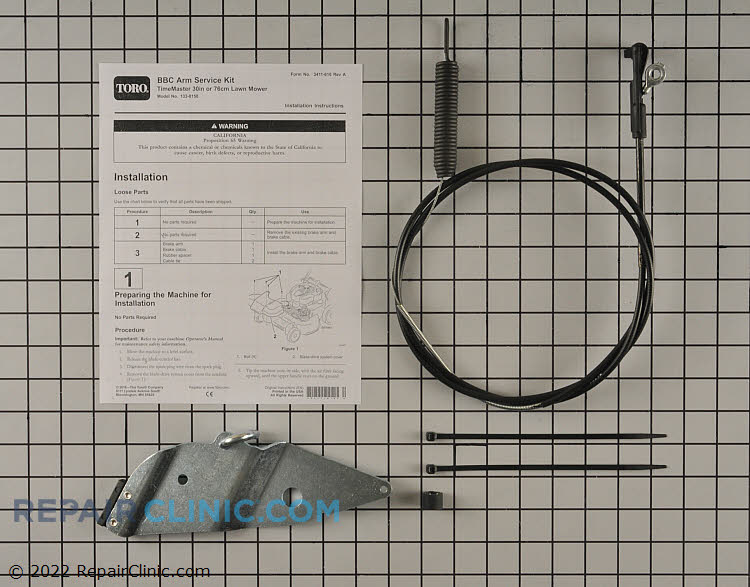 133-8158 Control Cable