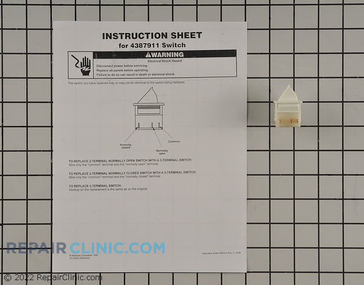 Refrigerator Door Switch 00422513 Door Switch Repair Clinic