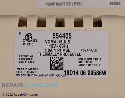 Drain Pump 84-VCMA-15ULS Alternate Product View