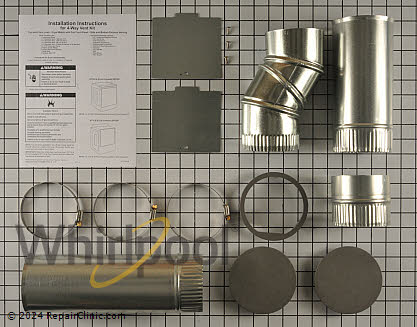 Exhaust Duct W10858320 Alternate Product View