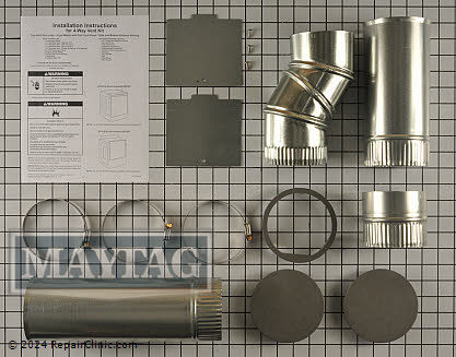 Exhaust Duct W10858320 Alternate Product View