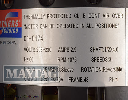 Blower Motor 01-0174 Alternate Product View