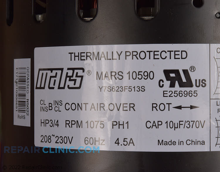 Blower Motor - 10590 | Fast Shipping - Repair Clinic AC Fan Motor Wiring Diagram Repair Clinic
