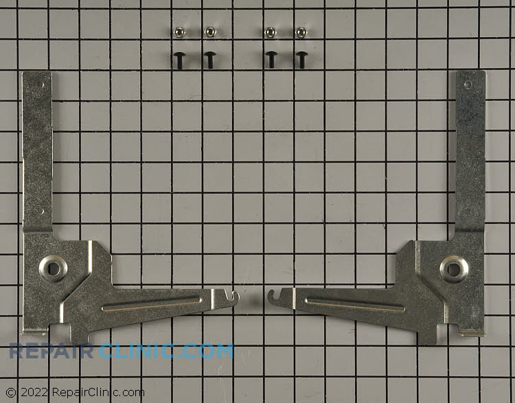 Dishwasher door hinge kit, both right and left side