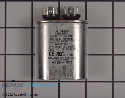 Run Capacitor P291-0504 Alternate Product View