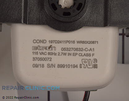 Condenser Fan Motor WR17X24348 Alternate Product View