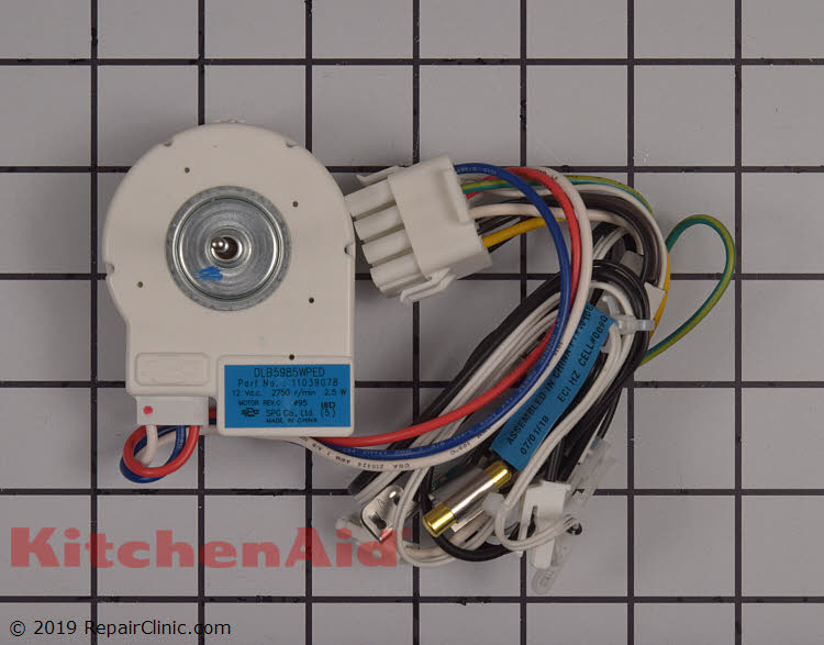 Evaporator Fan Motor W11249952 KitchenAid Replacement Parts