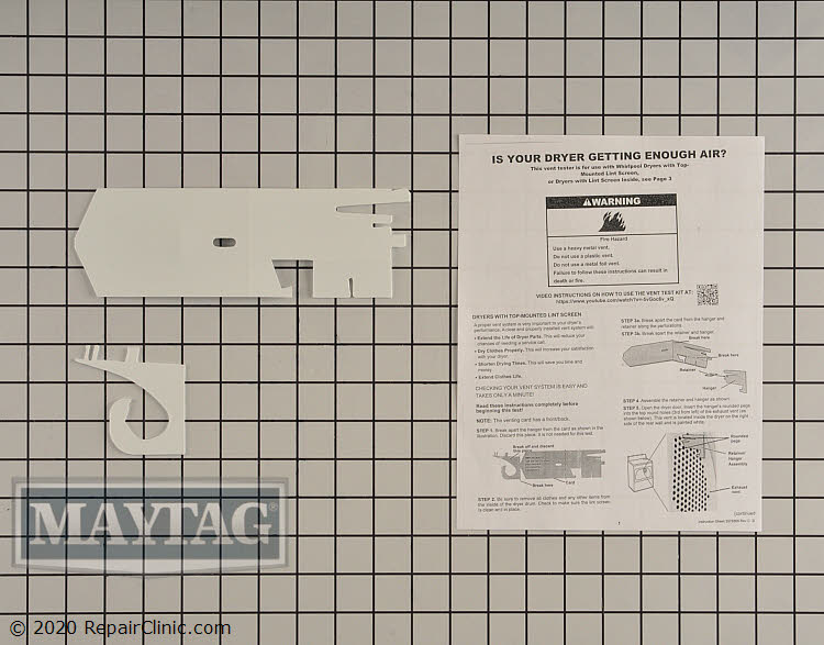 Vent Testing Kit W11224254 Alternate Product View