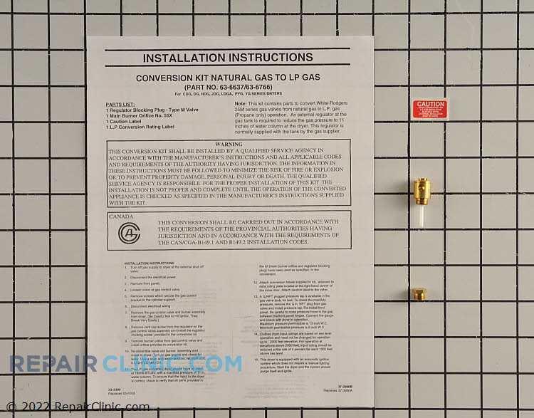 WP63-6766 Conversion Kit